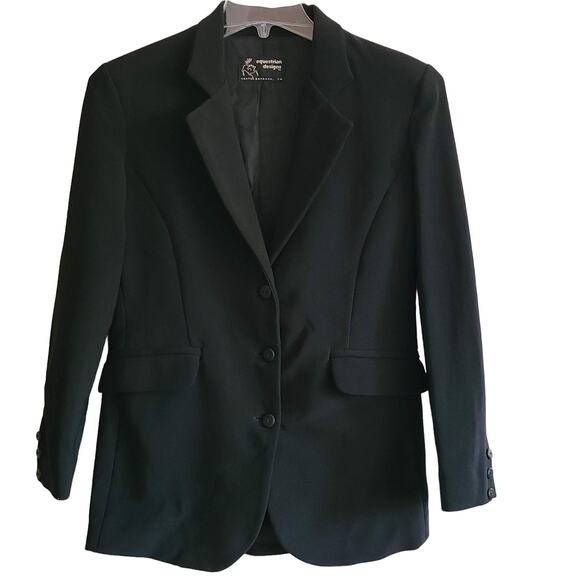 EQUESTRIAN DESIGNS Single Breasted Dressage Competition Riding‎ Jacket Small - Picture 1 of 10